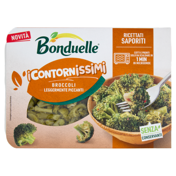 Bonduelle i Contornissimi Ricettati Saporiti Broccoli Leggermente Piccanti 200 g