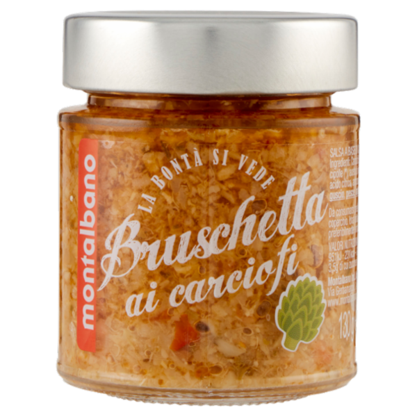 montalbano Bruschetta ai carciofi 130 g