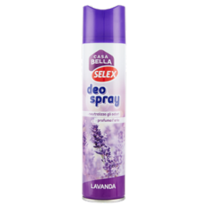 Selex Casa Bella Deodorante Per Ambienti Spray Lavanda 2 In 1 300 Ml