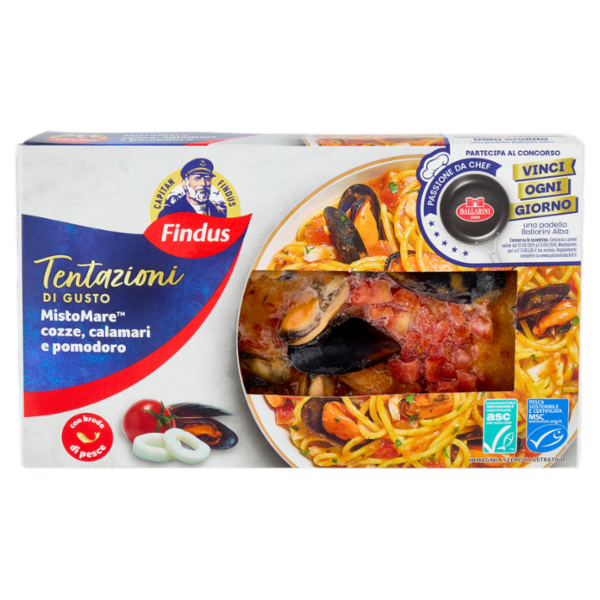Capitan Findus Tentazioni di Gusto Misto Mare cozze, calamari e pomodoro 400 g