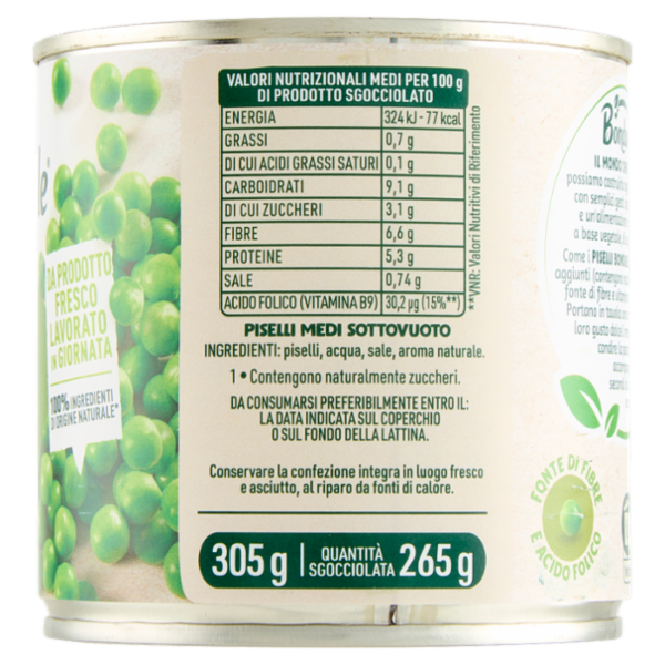 Bonduelle Piselli Medi 305 g