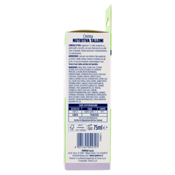 Podovis Crema Nutritiva Talloni Azione Rigenerante 75 ml