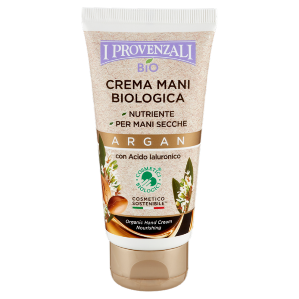 I Provenzali Bio Crema Mani Biologica Argan 75 mL