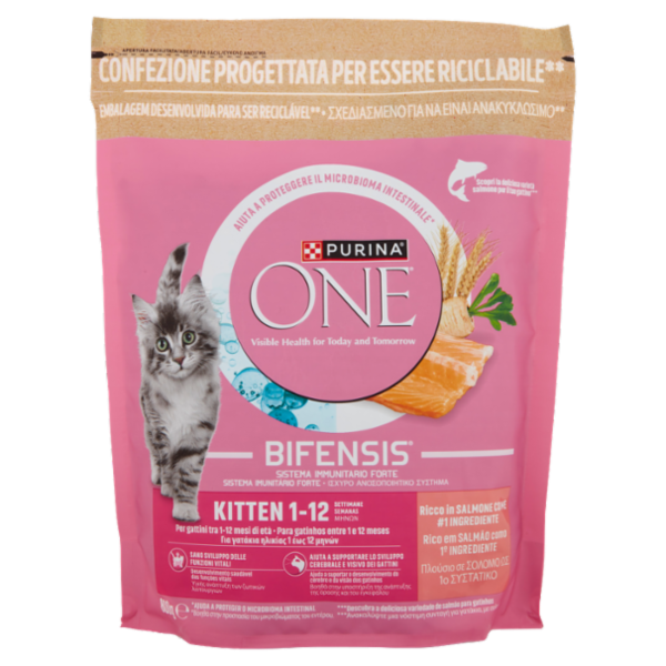 PURINA ONE Bifensis Junior Salmone 800g