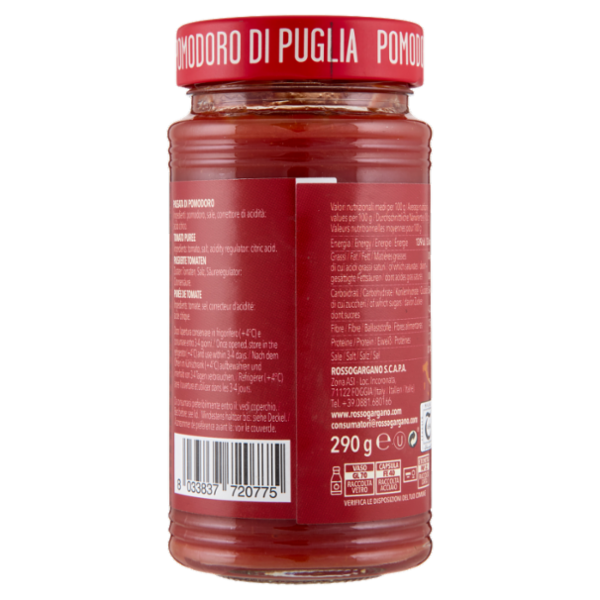 Rosso Gargano Passata di Puglia 290 g
