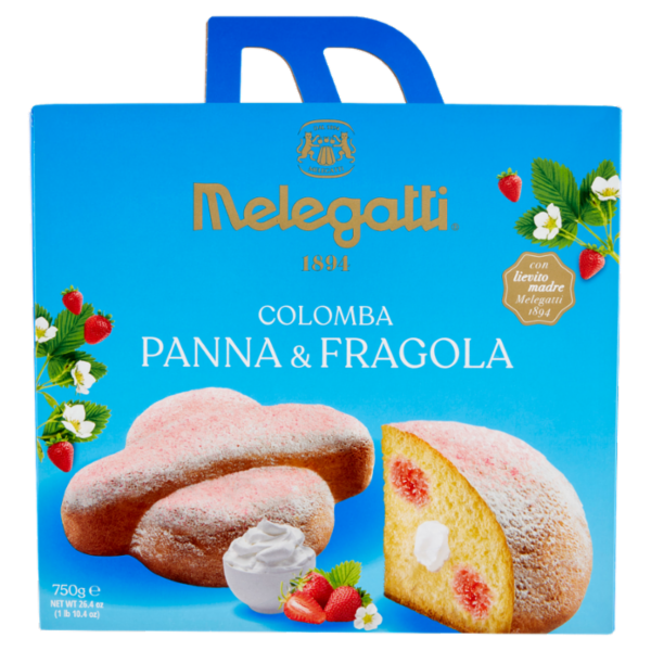 Melegatti 1894 Colomba Panna & Fragola 750 g