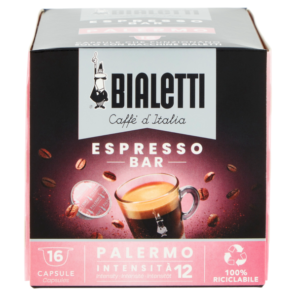 Bialetti Caffè d'Italia Espresso Bar Palermo 16 Capsule 112 g