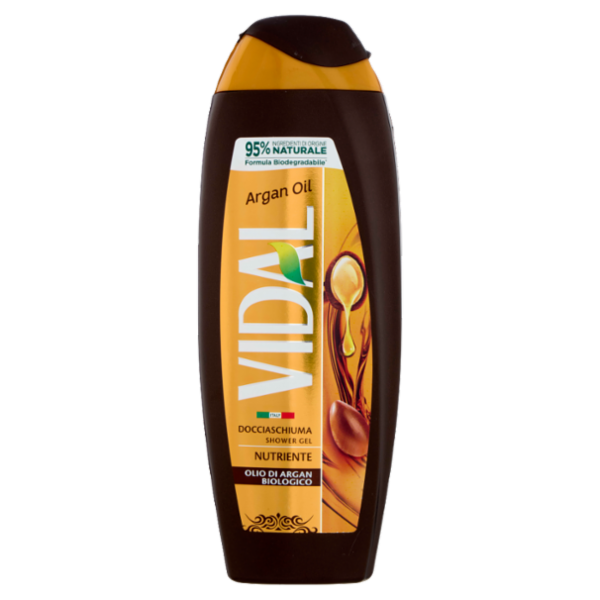 Vidal Argan Oil Docciaschiuma Nutriente Olio di Argan Biologico 250 ml