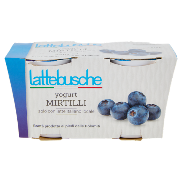 lattebusche yogurt Mirtilli 2 x 125 g
