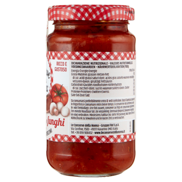 Le Conserve della Nonna Ragù speck e funghi 190 g