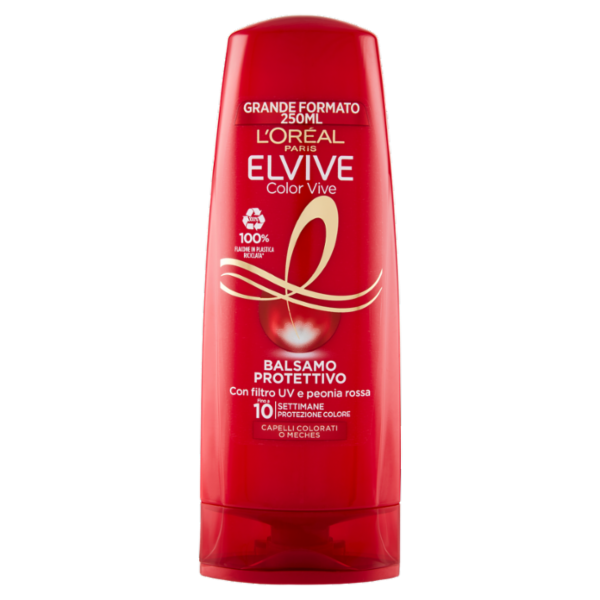 L'Oréal Paris Balsamo Elvive Color Vive, Per Capelli Colorati o con Mèches 250 ml
