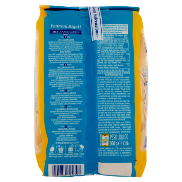 De Cecco Pennoni Rigati n°39 500 g