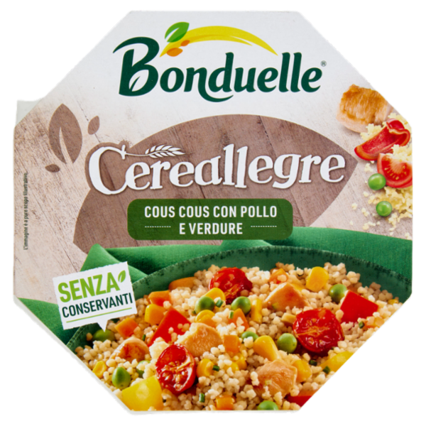 Bonduelle Cereallegre Cous Cous con Pollo e Verdure 200 g