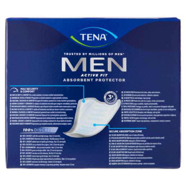 Tena Men Active Fit Absorbent Protector Level 1 12 pz