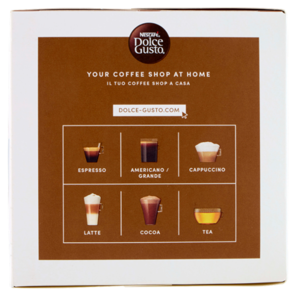 NESCAFÉ DOLCE GUSTO Caffè Latte 16 Capsule Compatibili Nescafé Dolce Gusto 160g