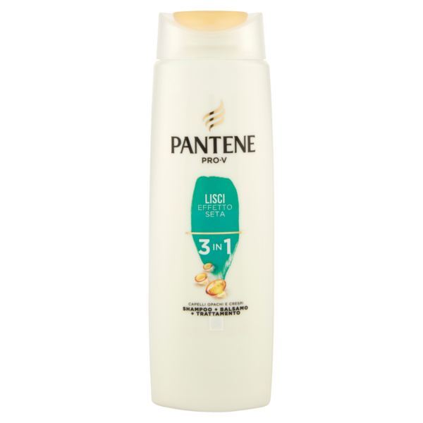 Pantene Shampoo+Balsamo+Trattamento 3in1 Lisci Effetto Seta 225 ml