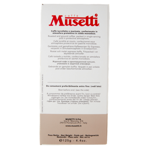 caffè Musetti Enjoy your Intenso 18 Cialde Monodose 125 g