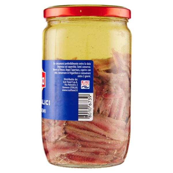 Donzela Filetti di alici all'olio di semi 720 g