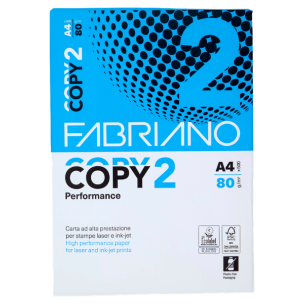 Fabriano Copy 2 Performance A4 80 g/m² 500 Fogli