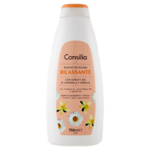 Consilia Bagno Schiuma Rilassante Camomilla e Vaniglia 750 Ml