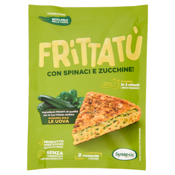 Synapsis Frittatù con Spinaci e Zucchine! 40 g
