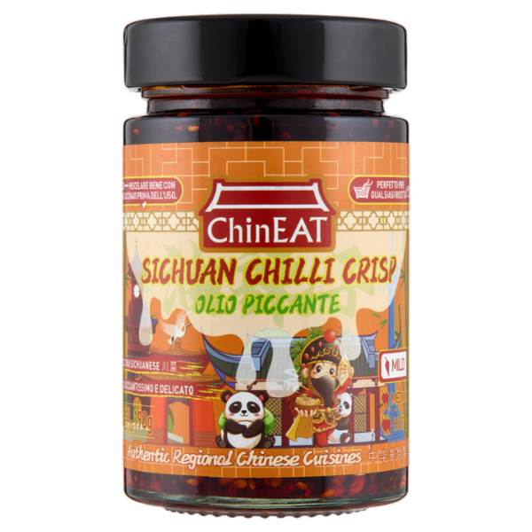ChinEat Sichuan Chilli Crisp Olio Piccante 190 g