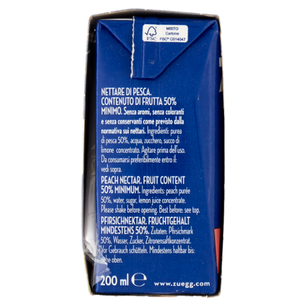 Zuegg Nettare di Pesca 3 x 200 ml