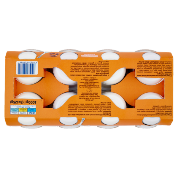 ZYMIL Alta Digeribilità Senza Lattosio Yogurt 2 Bianco, 2 Fragola, 2 Banana, 2 Caffè 8 x 125 g