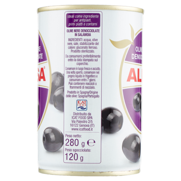 Alisa Olive Nere Denocciolate 280 g