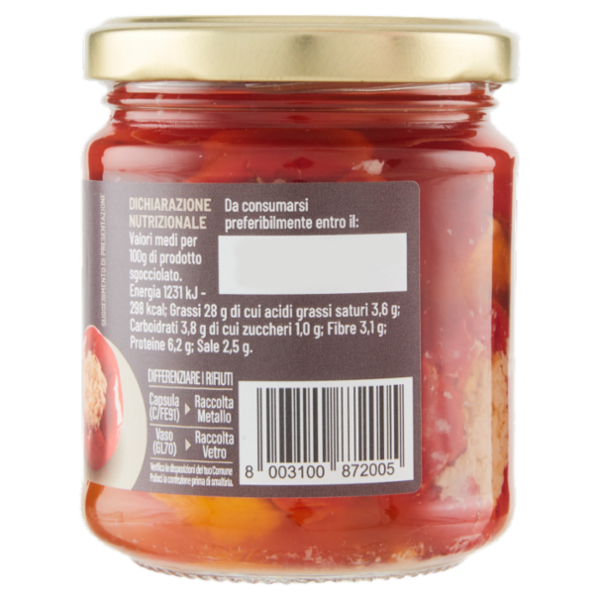 Selex Saper di Sapori Peperoncini Farciti con Tonno 180 g