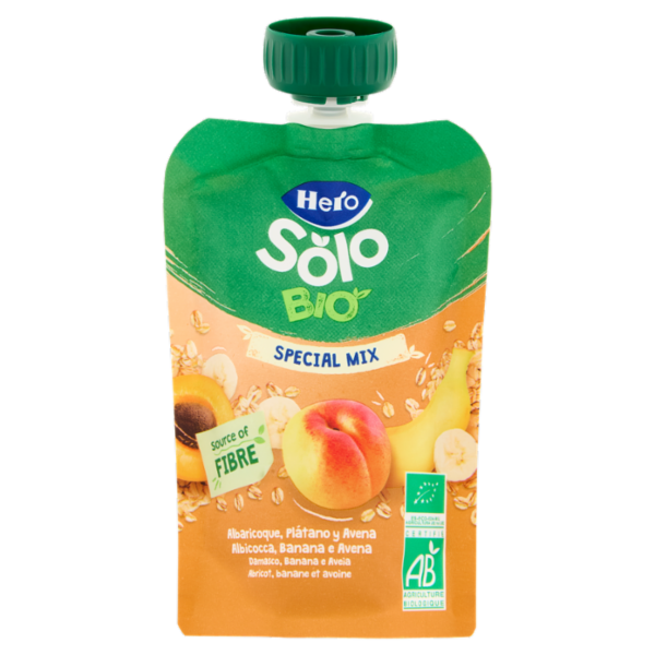 Hero Solo Bio Special Mix Albicocca, Banana e Avena 100 g