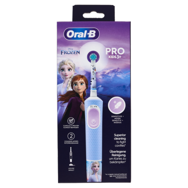 Oral-B Spazzolino Elettrico Ricaricabile Pro Kids 3+ Disney Frozen