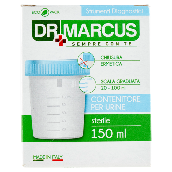 Dr Marcus Strumenti Diagnostici Contenitore per Urine sterile 150 ml 1 pz
