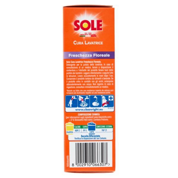 Sole Freschezza Floreale Cura Lavatrice 250 ml
