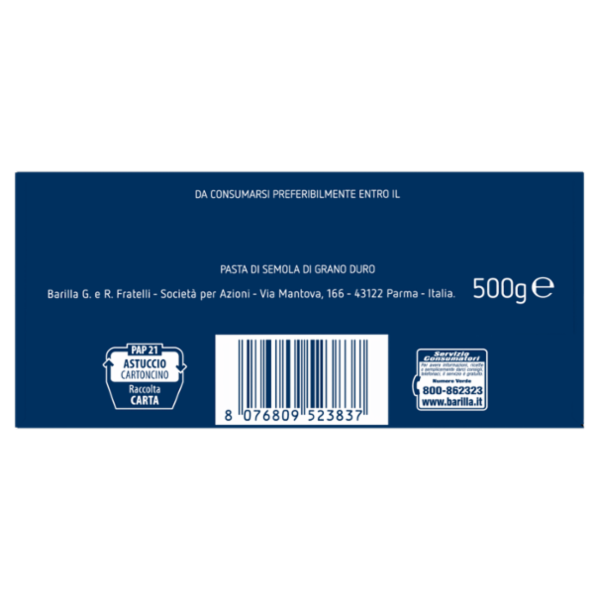 Barilla Pasta Piccolini Mini Fusilli 500g