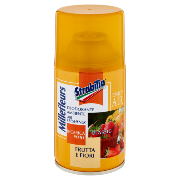 Strabilia Millefleurs Deodorante Ambiente Frutta e Fiori Ricarica 250 ml