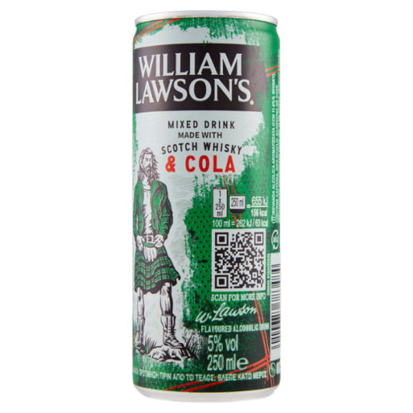 William Lawson's e Cola 250 ml