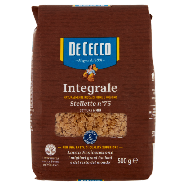 De Cecco Integrale Stellette n° 75 500 g