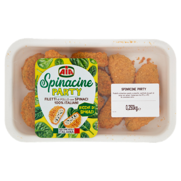 Aia Spinacine Party Filetti di Pollo con Spinaci 0,250 kg