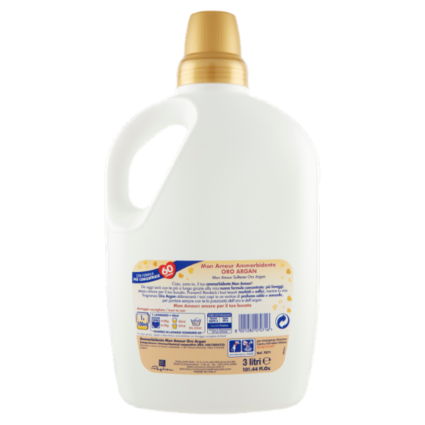 Mon Amour Oro Argan Ammorbidente 3 litri