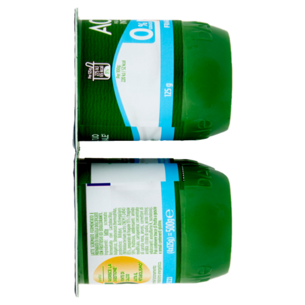 ACTIVIA Yogurt con Probiotico Bifidus, 0% Grassi, gusto Fragola, 4x125g