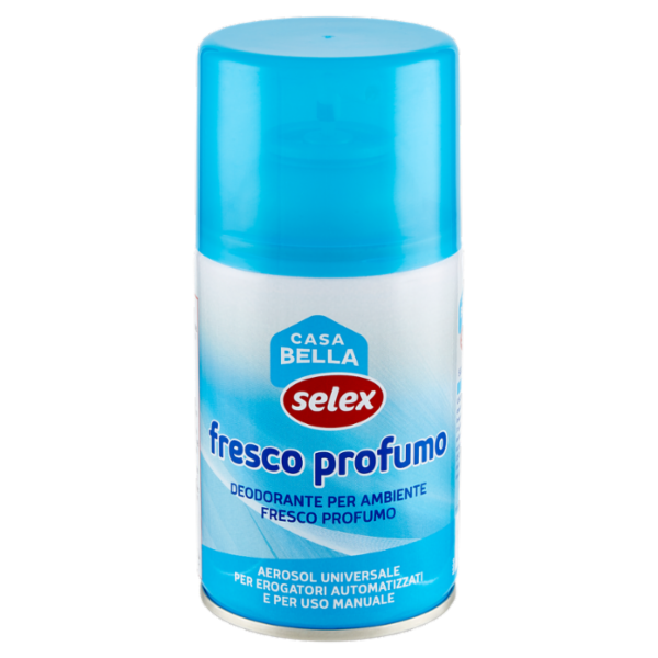 Selex Casa Bella Deodorante Ambiente per Erogatore Automatizzato Ricarica Fresco Profumo 250 ml