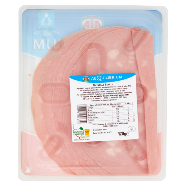 Aia aeQuilibrium Mortadella di Pollo 120 g