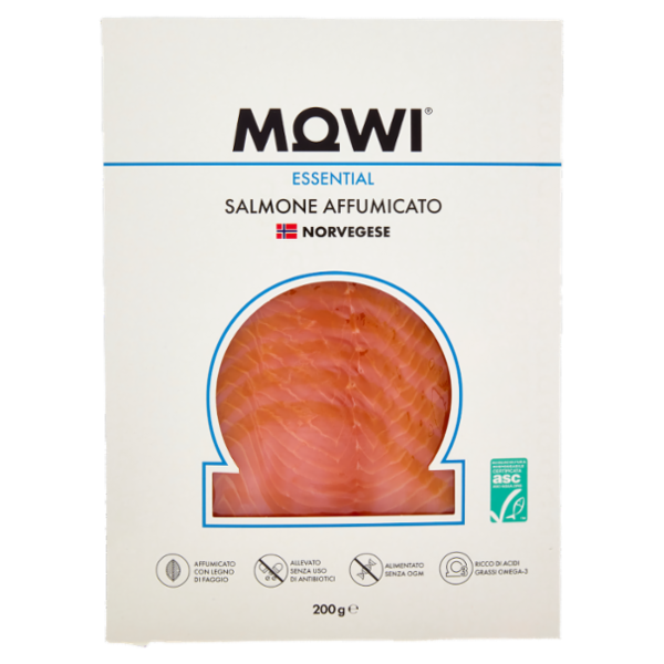 Mowi Essential Salmone Affumicato Norvegese 200 g