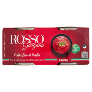 Rosso Gargano Polpa Fine Di Puglia 2 x 220 g