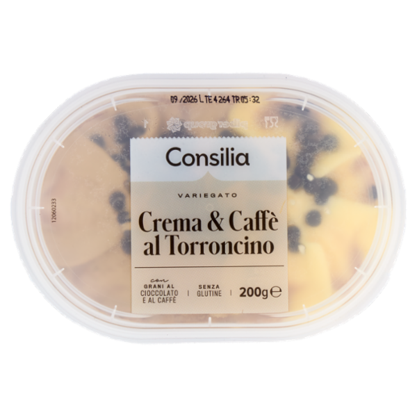 Consilia Gelato Crema e Caffè al Torroncino 200 g