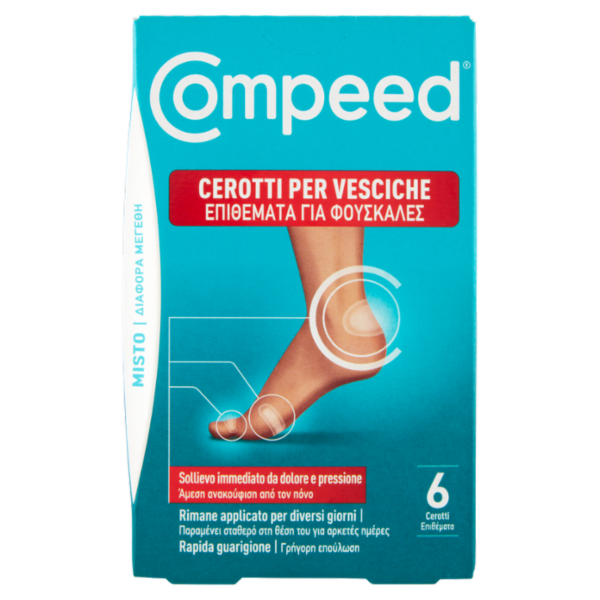 Compeed Cerotti per Vesciche Misto 6 pz