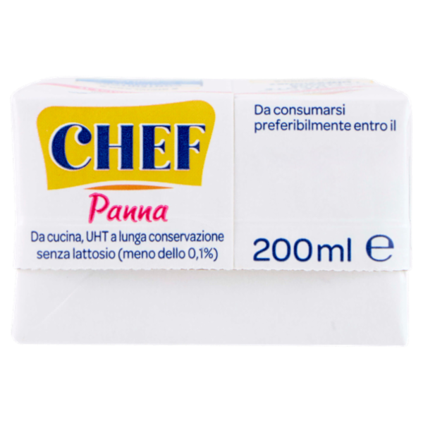 Chef Panna Senza Lattosio Alta Digeribilità 200 ml