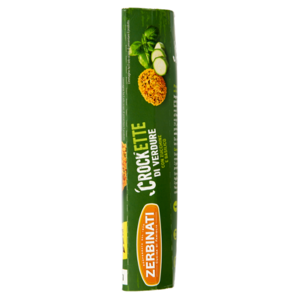 Zerbinati Crockette di Verdure con Zucchine e Basilico 160 g