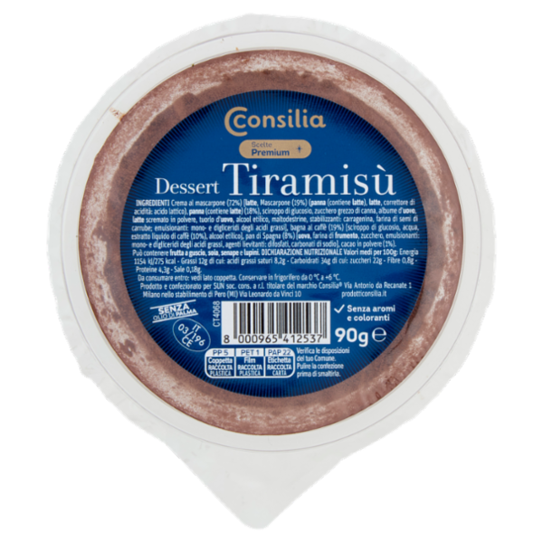 Consilia Scelte Premium Dessert Tiramisù 90 g